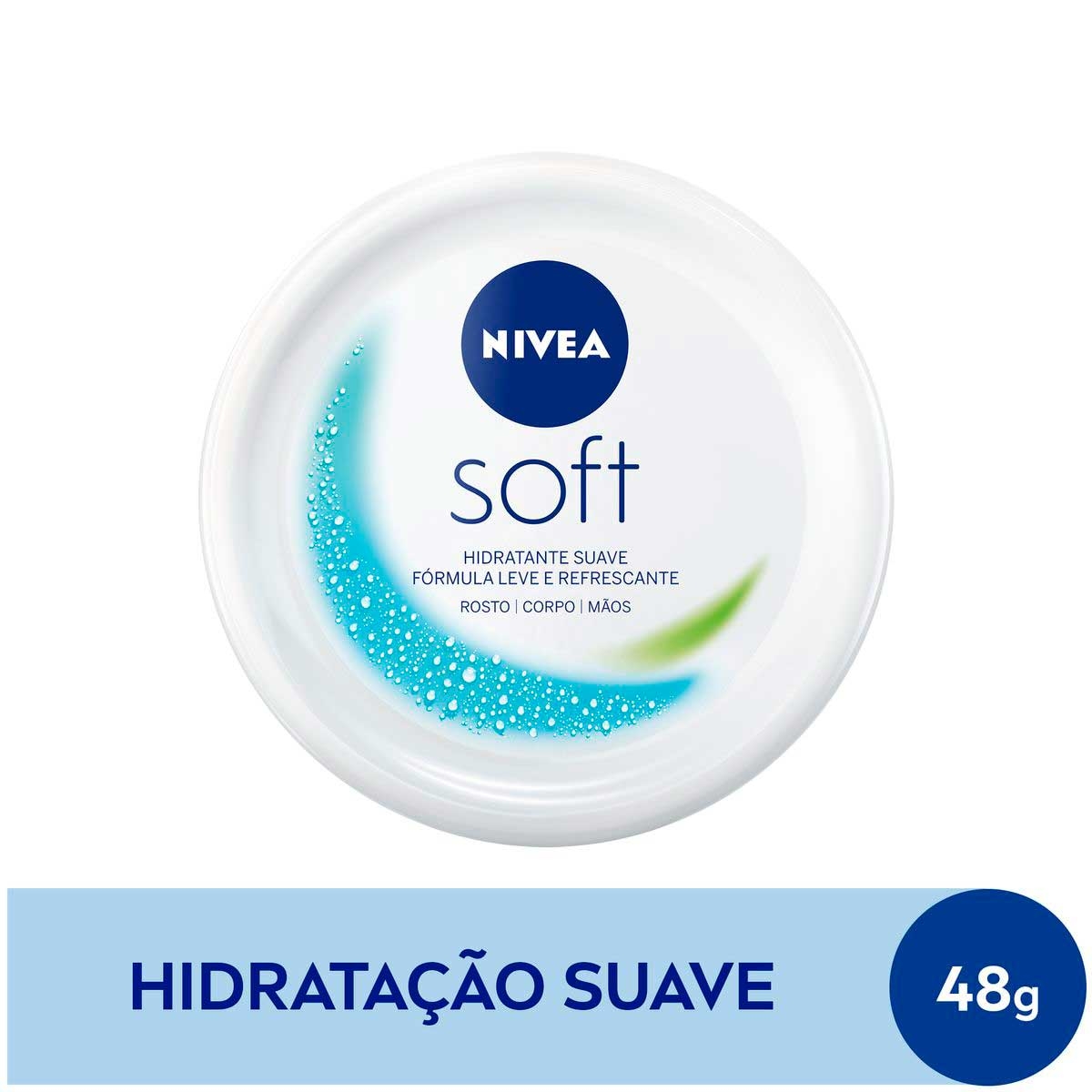 Creme Hidratante Nivea Soft com 49g Menor preço em Creme Hidratante Nivea Soft com 49g