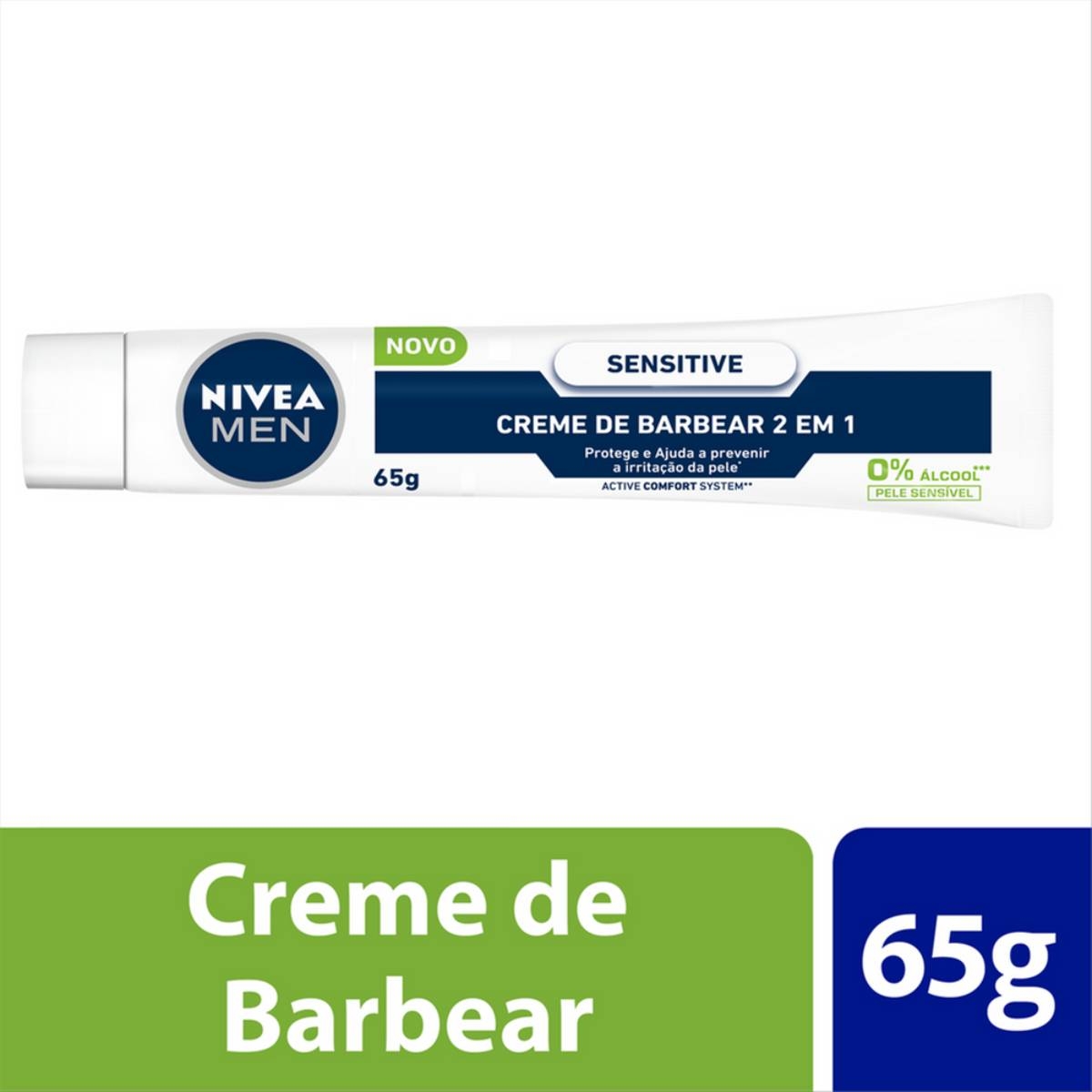Creme de Barbear 2 em 1 Nivea Men Sensitive Menor preço em Creme de Barbear 2 em 1 Nivea Men Sensitive