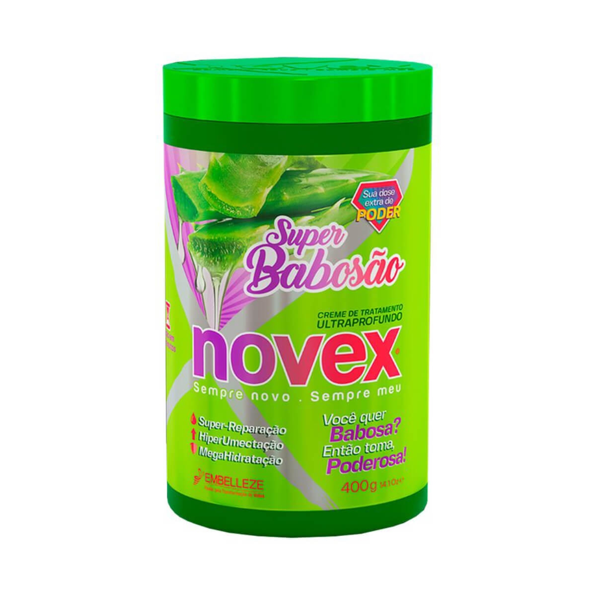 NOVEX SUPERBABOSAO CREME DE TRATAMENTO CONDICIONANTE 400G Menor preço em NOVEX SUPERBABOSAO CREME DE TRATAMENTO CONDICIONANTE 400G