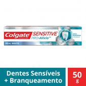 Creme Dental Colgate Sensitive Pro-Alívio Real White com 50g