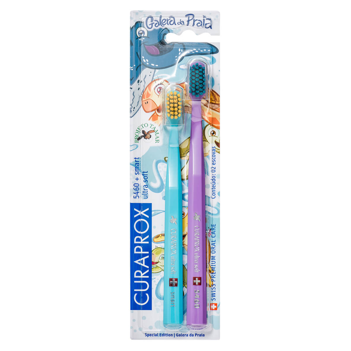 Kit Escova Dental Curaprox 5460 + Escova Dental Smart Menor preço em Kit Escova Dental Curaprox 5460 + Escova Dental Smart