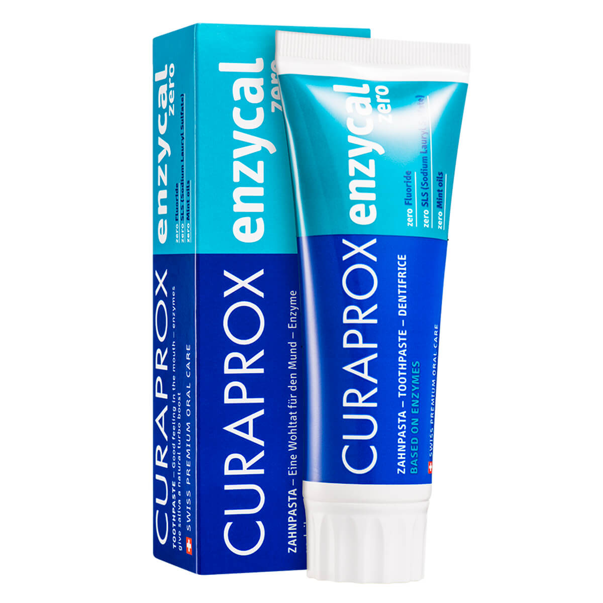 CURAPROX CREME DENTAL ENZYCAL ZERO FLUOR Menor preço em CURAPROX CREME DENTAL ENZYCAL ZERO FLUOR