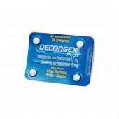 Decongex Plus 12mg + 15mg com 4 comprimidos