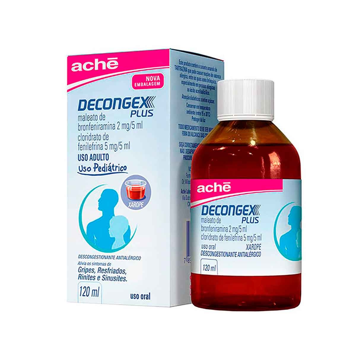 Decongex Plus Xarope Pediátrico 120ml | Drogasil
