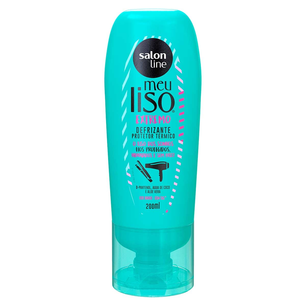 Defrizante Protetor Térmico Salon Line Meu Liso Extremo com 200ml em ...
