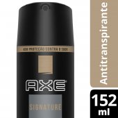 Desodorante Antitranspirante Aerosol Axe Signature Antibacterial 48h com 152ml
