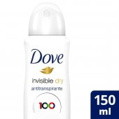 Desodorante Dove Invisible Dry Aerossol Antitranspirante com 150ml