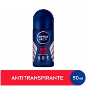 Desodorante Nivea Men Dry Impact Roll-On Antitranspirante Sem Álcool com 50ml
