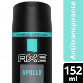 Desodorante Axe Apollo Antitranspirante Body Spray Masculino com 150ml