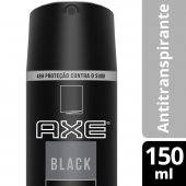 AXE ANTITRANSPIRANTE SPRAY ALECRIM E CEDRO BLACK 150ML