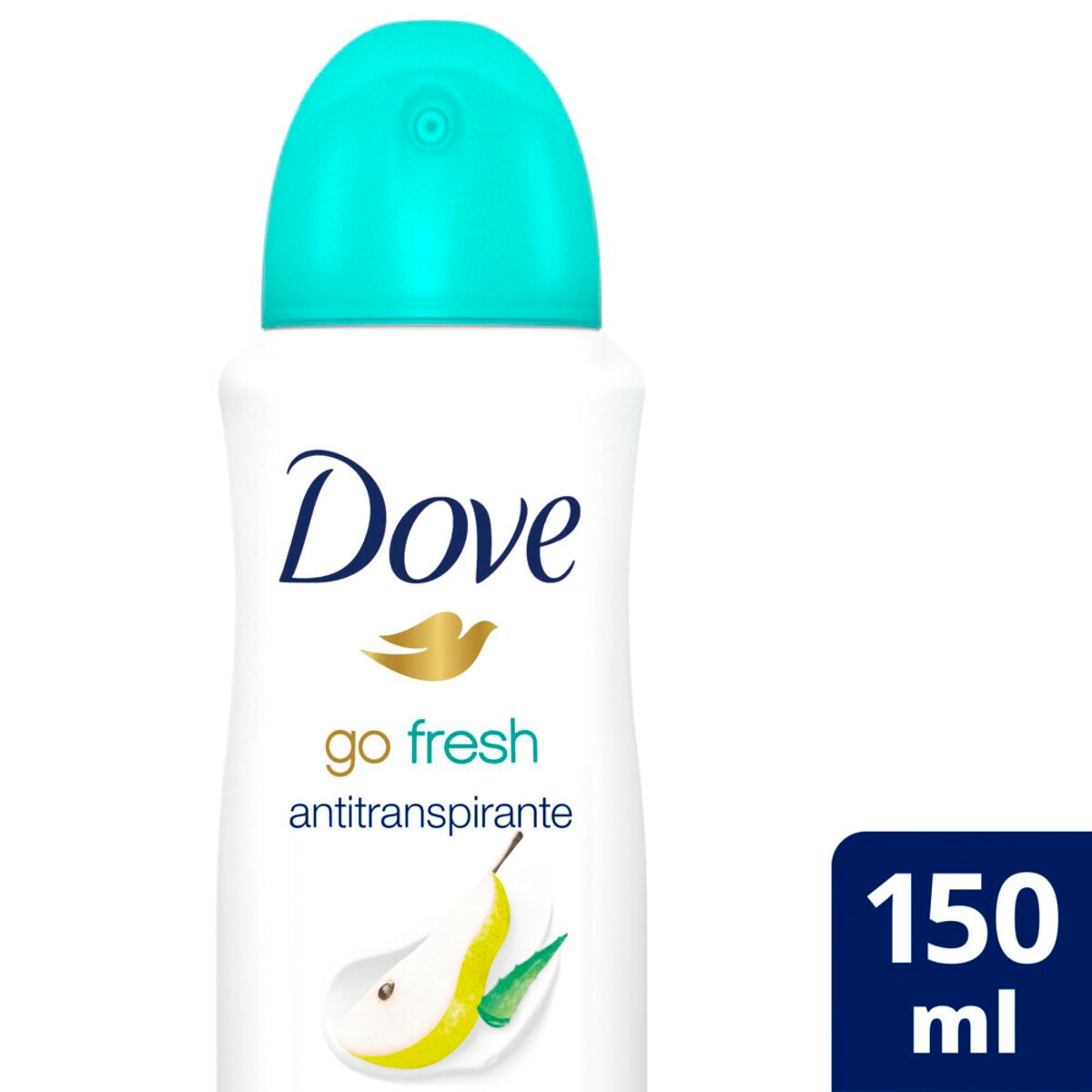 Desodorante Dove Go Fresh Pera e Aloe Vera Aerossol Antitranspirante com 150ml Menor preço em Desodorante Dove Go Fresh Pera e Aloe Vera Aerossol Antitranspirante com 150ml
