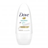 Desodorante Roll-On Dove Sensitive Sem Perfume com 50ml