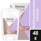 REXONA DESODORANTE CLINICAL EXTRA DRY 48 G