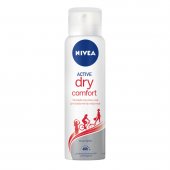 Desodorante Antitranspirante Aerosol Nivea Active Dry Comfort 48h com 150ml
