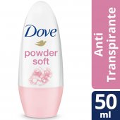 Desodorante Roll-On Dove Powder Soft com 50ml