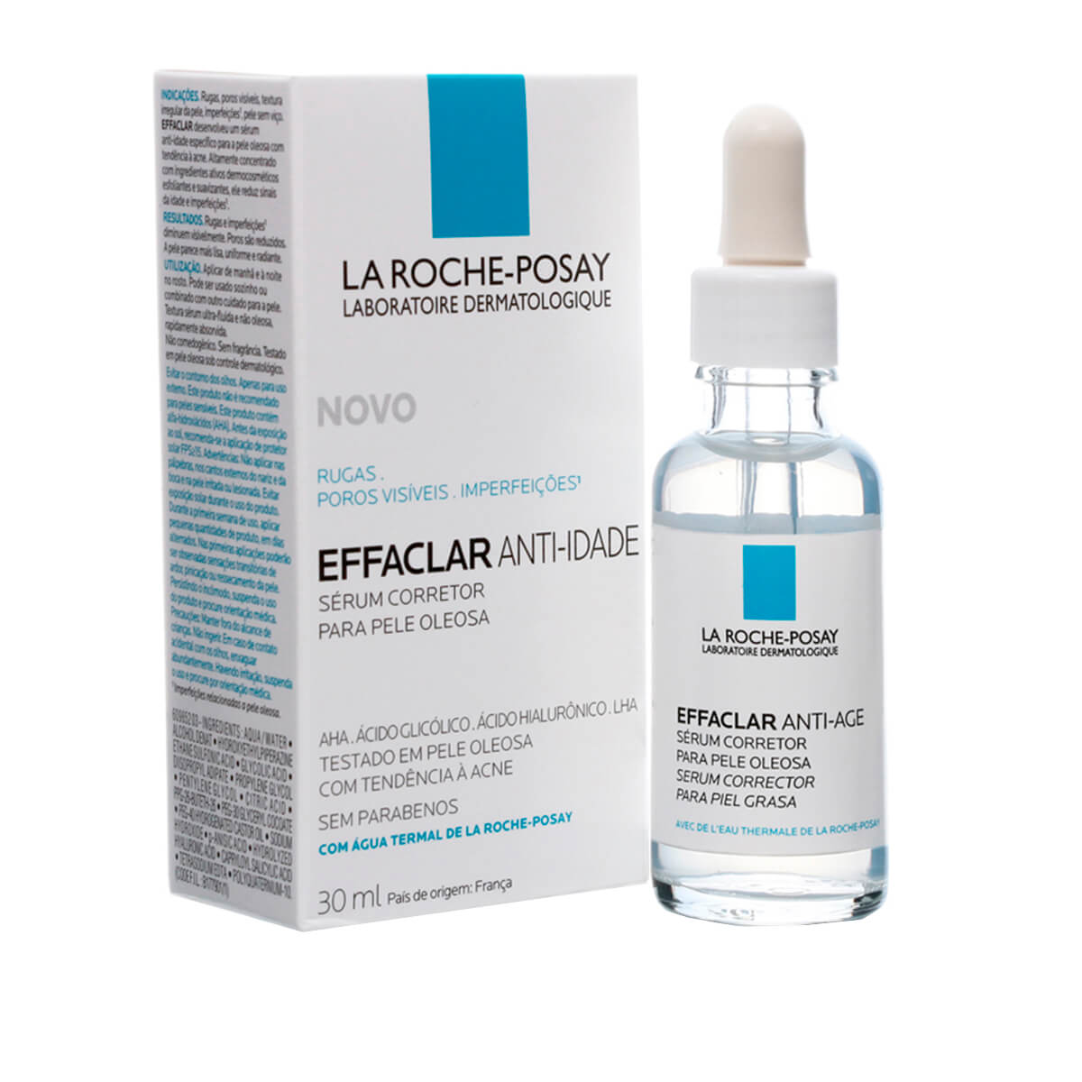 Sérum Facial Anti-idade La Roche-Posay Effaclar Pele Oleosa com 30ml 30ml