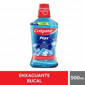 PLAX ICE ENXAGUANTE BUCAL LEVE 500 PAGUE 350