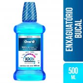 ORAL B ANTISEPTICO BUCAL 100% 500ML