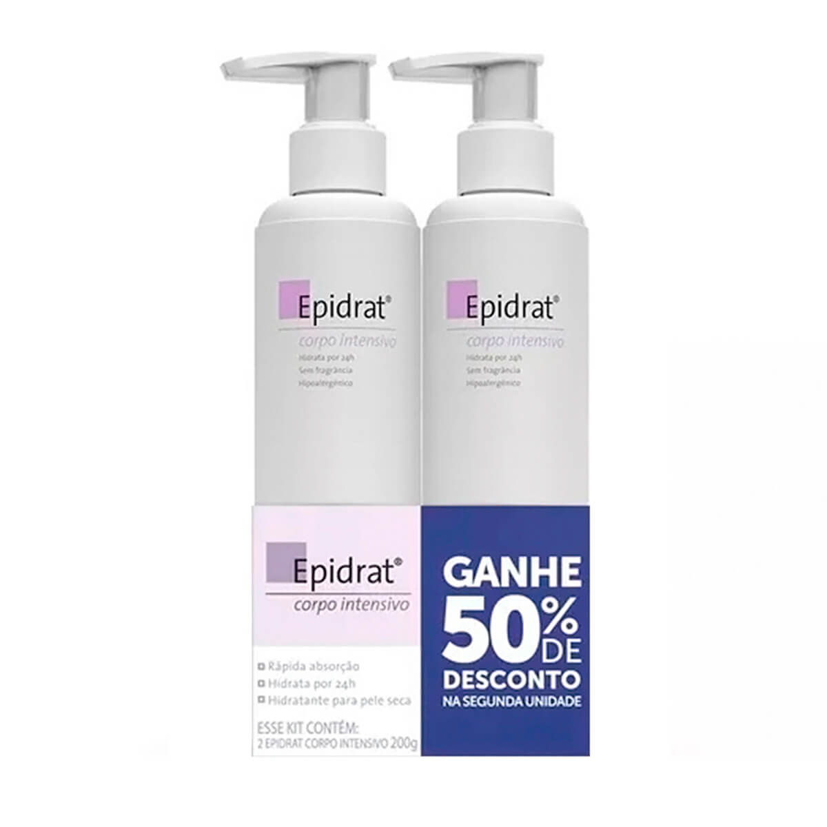 Kit Creme Hidratante Epidrat Corpo Intensivo Menor preço em Kit Creme Hidratante Epidrat Corpo Intensivo