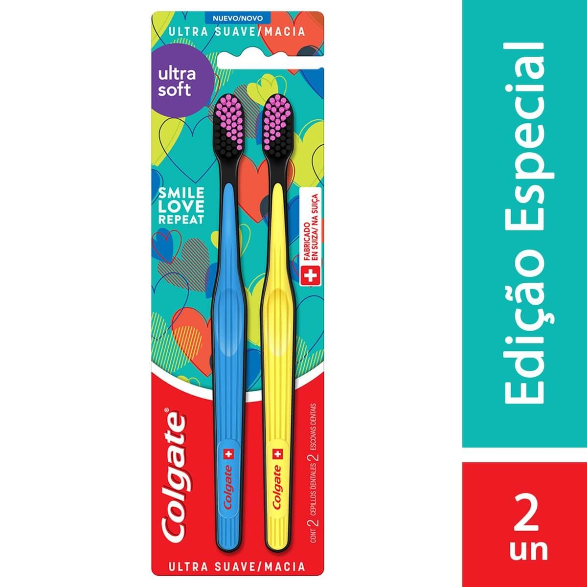 Escova Dental Colgate Ultra Soft com 2 Unidades Menor preço em Escova Dental Colgate Ultra Soft com 2 Unidades