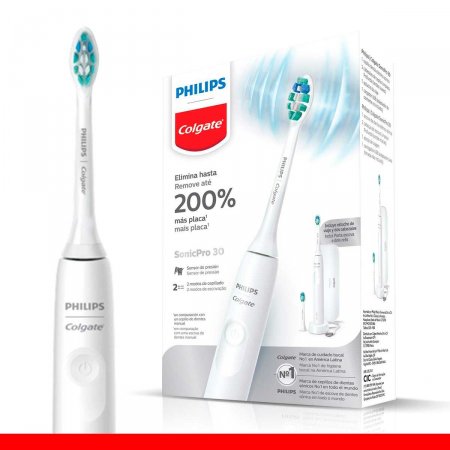 Escova de Dente Elétrica Philips Colgate SonicPro 30 com 1 unidade