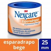 NEXCARE ESPARADRAPO IMPERMEÁVEL BEGE 25MMX0,9M