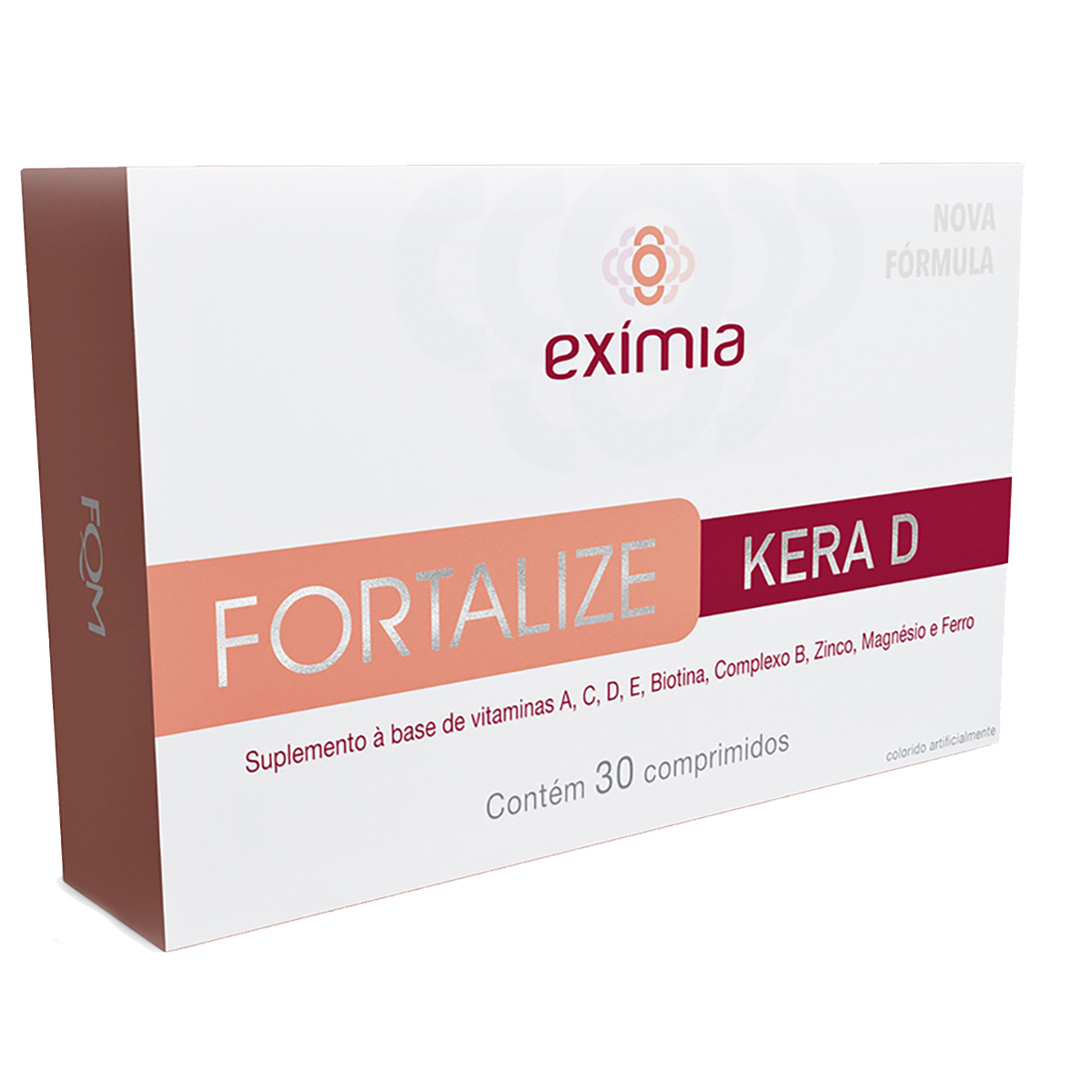 Suplemento Vitamínico Exímia Fortalize Kera D com 30 comprimidos Eximia 30 Comprimidos
