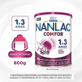 Fórmula Infantil Nanlac Comfor Nestlé 1 a 3 anos 800g