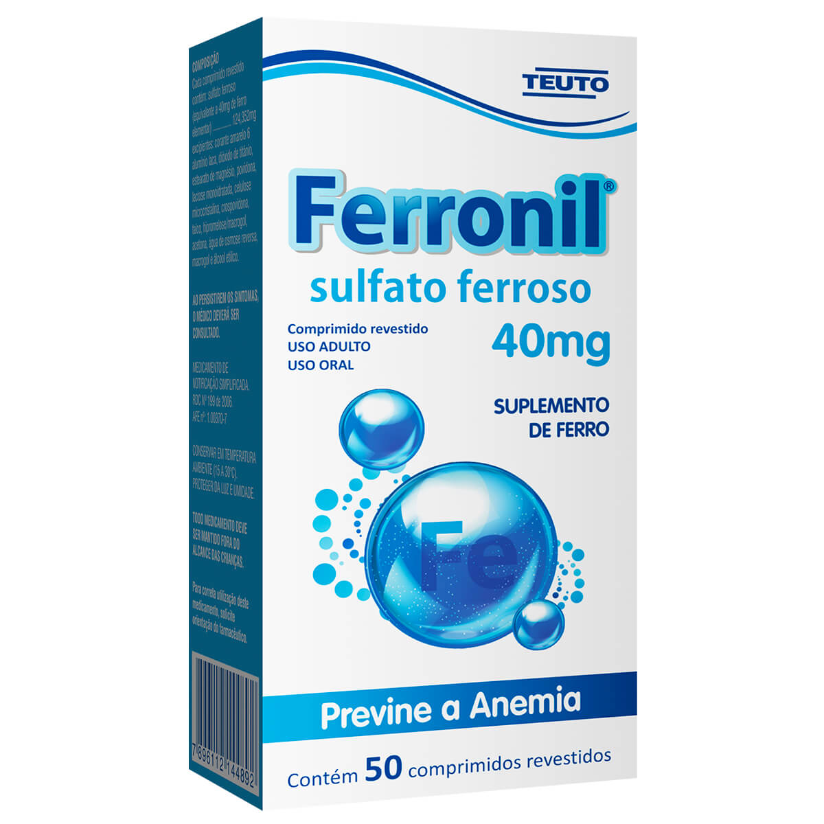 Ferronil 50 Comprimidos Teuto Drogasil