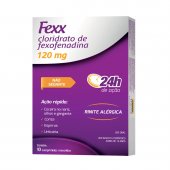 Fexx Cloridrato de Fexofenadina 120mg 10 comprimidos