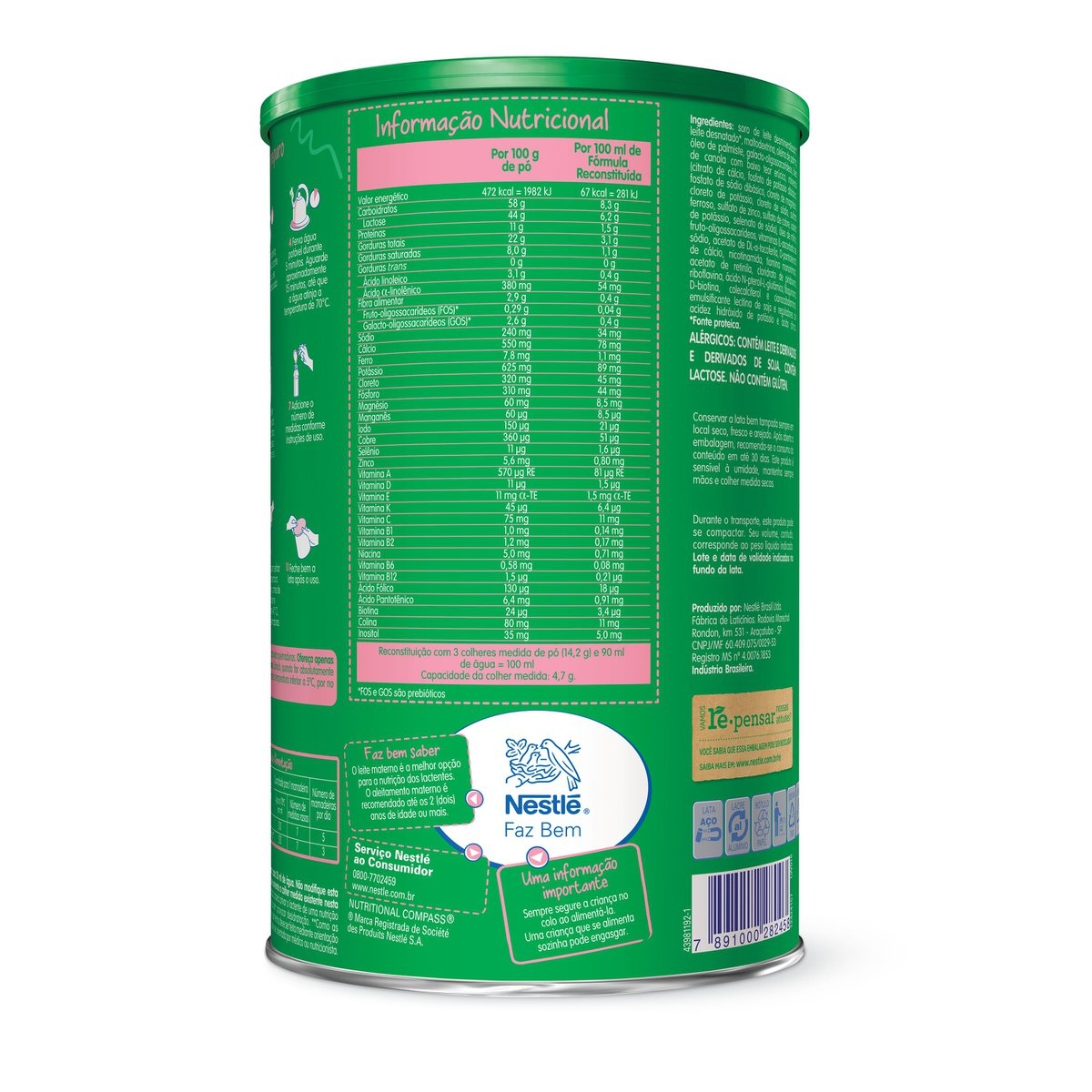 Fórmula Infantil Nestogeno 2 Lata 1,2kg em promoção | Drogasil