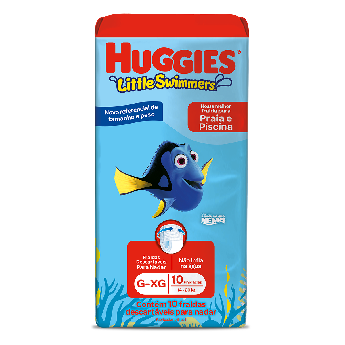 Fralda para Piscina Huggies Little Swimmers G/XG - 10 unidades