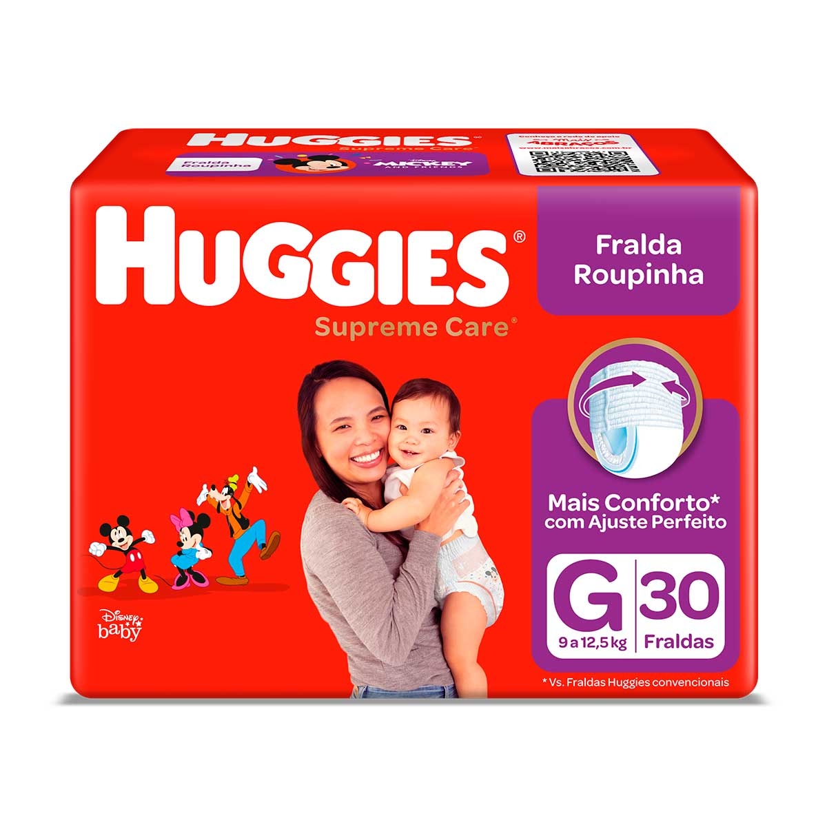 Fralda Huggies Roupinha Supreme Care G - 30 Unidades