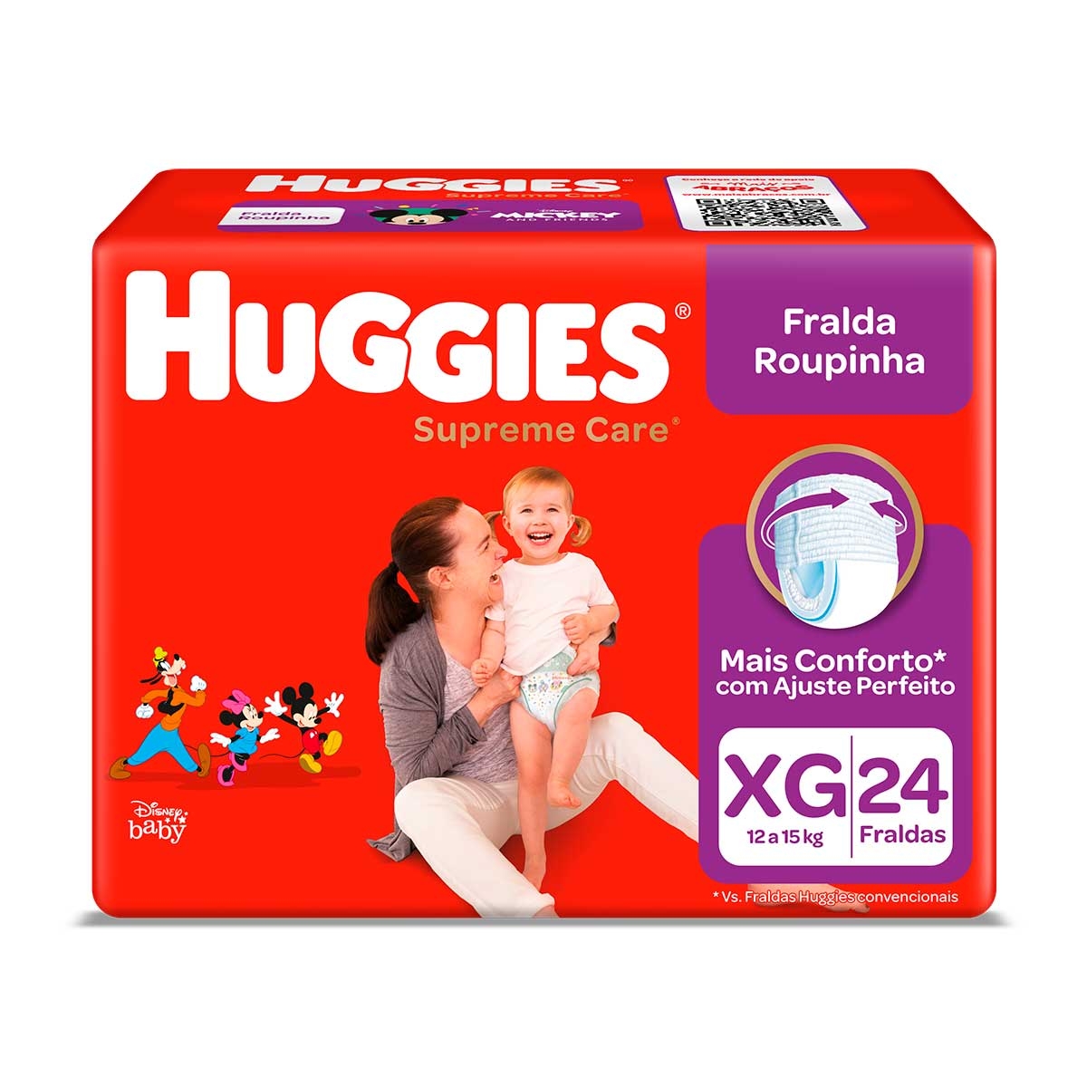 Fralda Huggies Roupinha Supreme Care XG - 24 Unidades