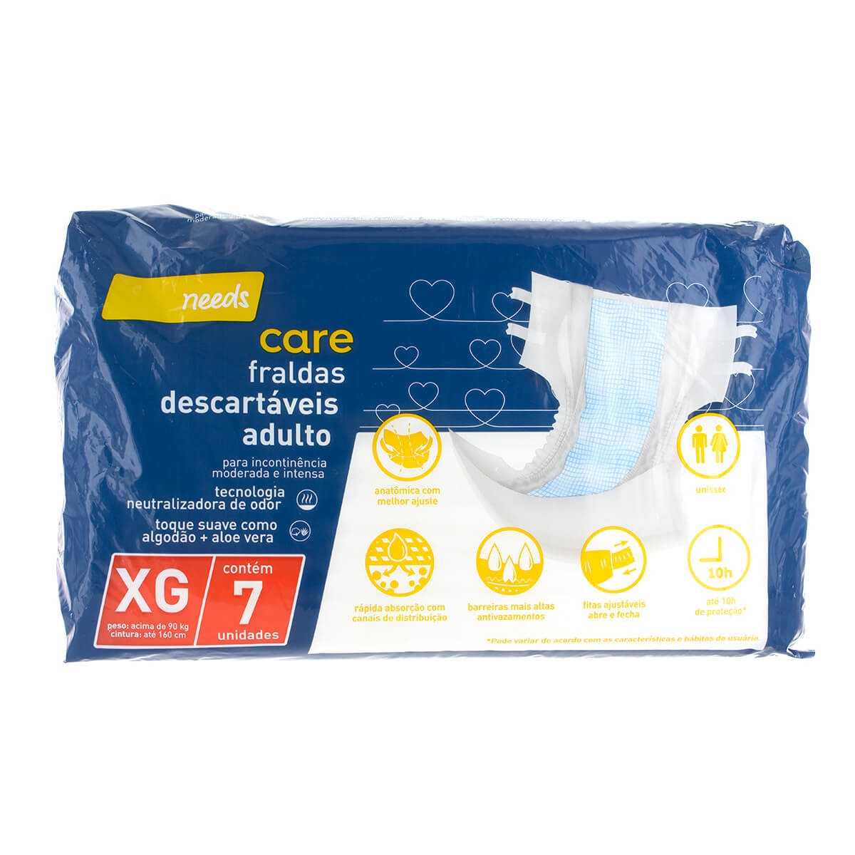 Fralda Descartável Needs Adulto Tamanho Extra Grande Menor preço em Fralda Descartável Needs Adulto Tamanho Extra Grande