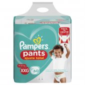 Fralda Pampers Pants Ajuste Total XXG com 60 unidades
