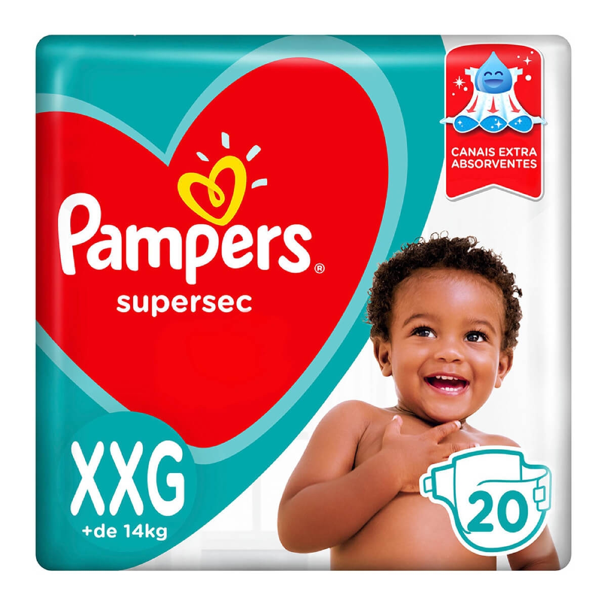 PAMPERS FRALDA SUPERSEC EXTRA EXTRA GRANDE COM 20 TIRAS Menor preço em PAMPERS FRALDA SUPERSEC EXTRA EXTRA GRANDE COM 20 TIRAS