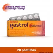 Gastrol 231,5/178/185mg com 20 pastilhas mastigáveis