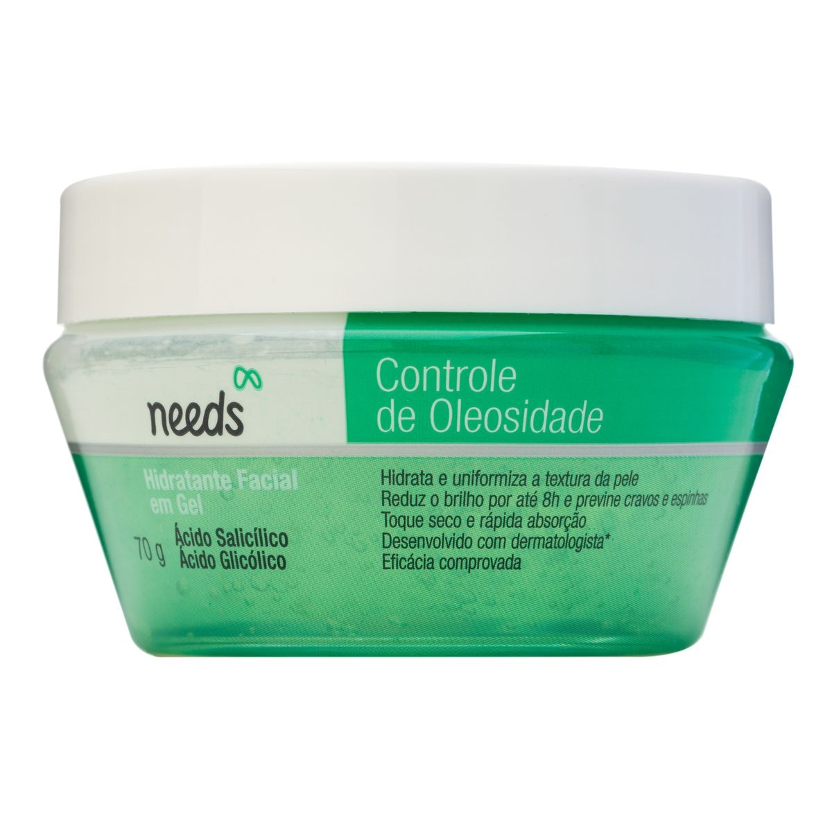 Gel Facial Hidratante Needs com Controle de Oleosidade 70g