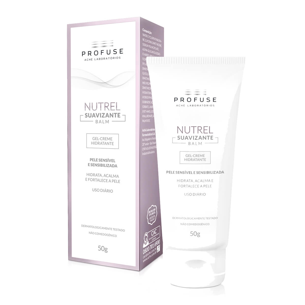 Gel Creme Hidratante Profuse Nutrel Suavizante Balm Peles Sensíveis 50g Menor preço em Gel Creme Hidratante Profuse Nutrel Suavizante Balm Peles Sensíveis 50g