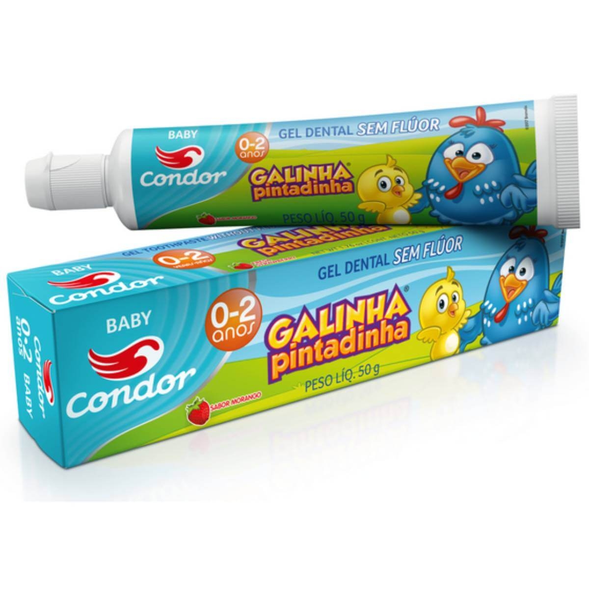 Gel Dental Condor Baby Galinha Pintadinha Sem Flúor 50g | Drogasil