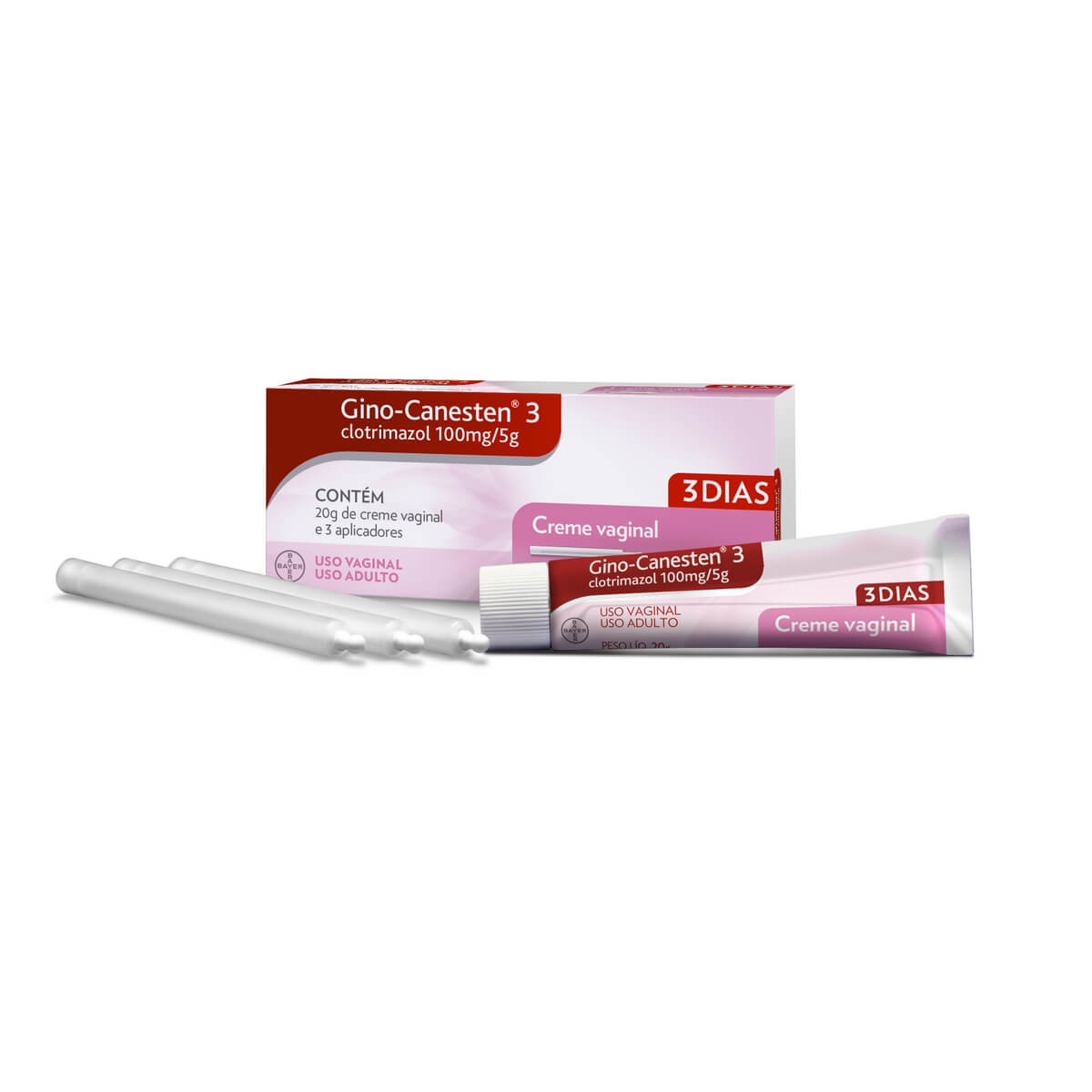 Gino Canesten 3 Dias 20g Creme Vaginal Bayer | Drogasil