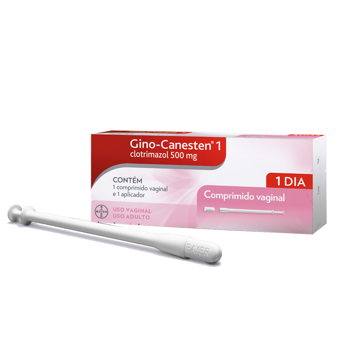 Gino-Canesten 1 com 1 Comprimido Vaginal + 1 Aplicador | Drogasil