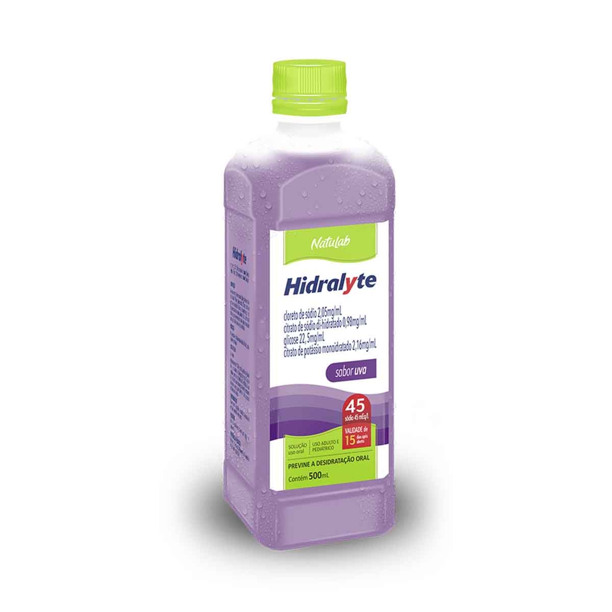 Hidralyte 45 Sabor Uva Natulab - Preço e para que serve? | Drogasil