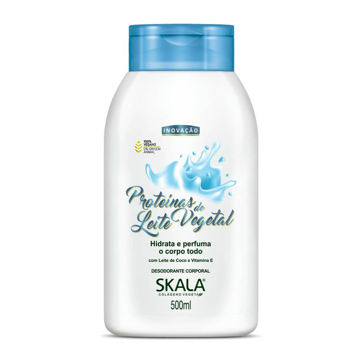 Hidratante Desodorante Corporal Skala Proteínas de Leite Vegetal 500ml