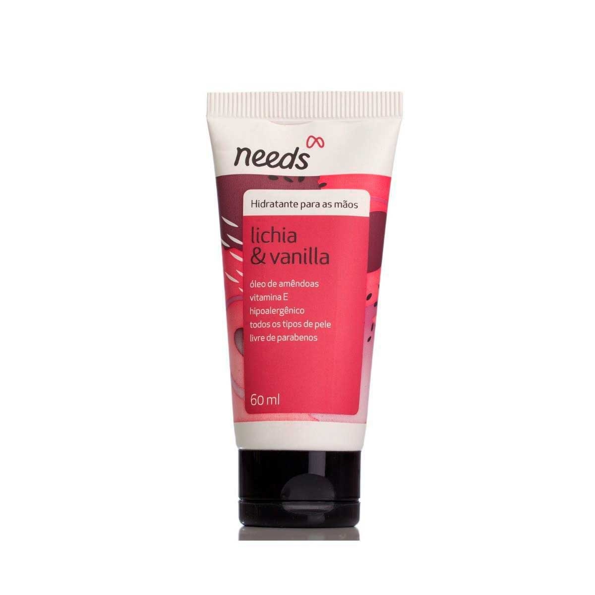Hidratante para Mãos Needs Lichia e Vanilla com 60ml