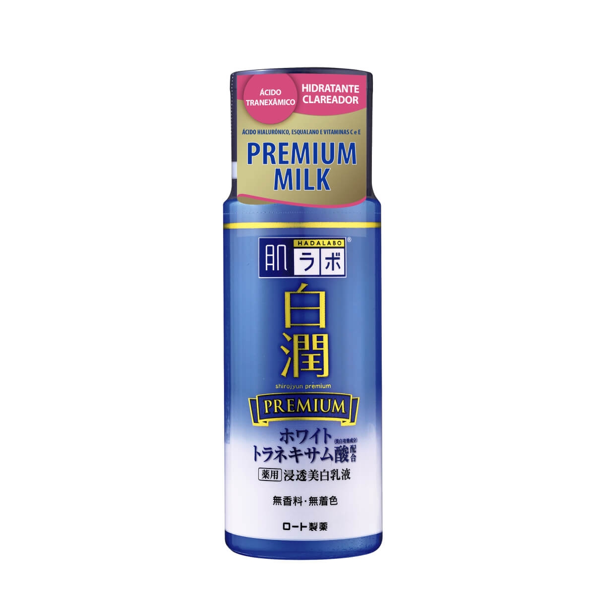 Hidratante Facial Clareador Hada Labo Shirojyun Premium Milk com 140ml 140ml