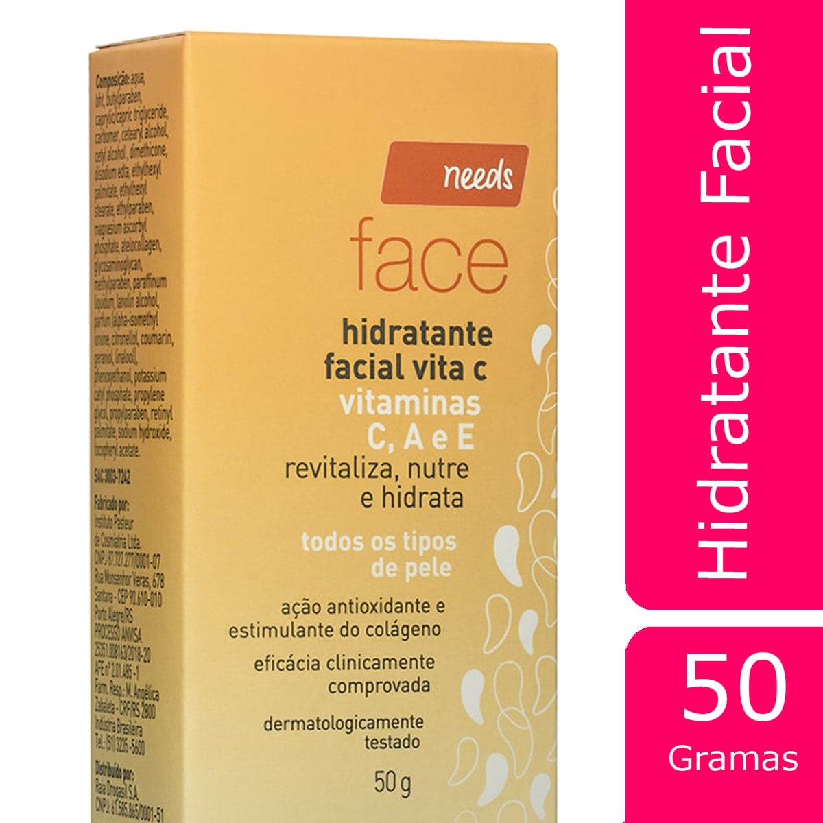 Hidratante Facial Needs Vita C 50g | Drogasil
