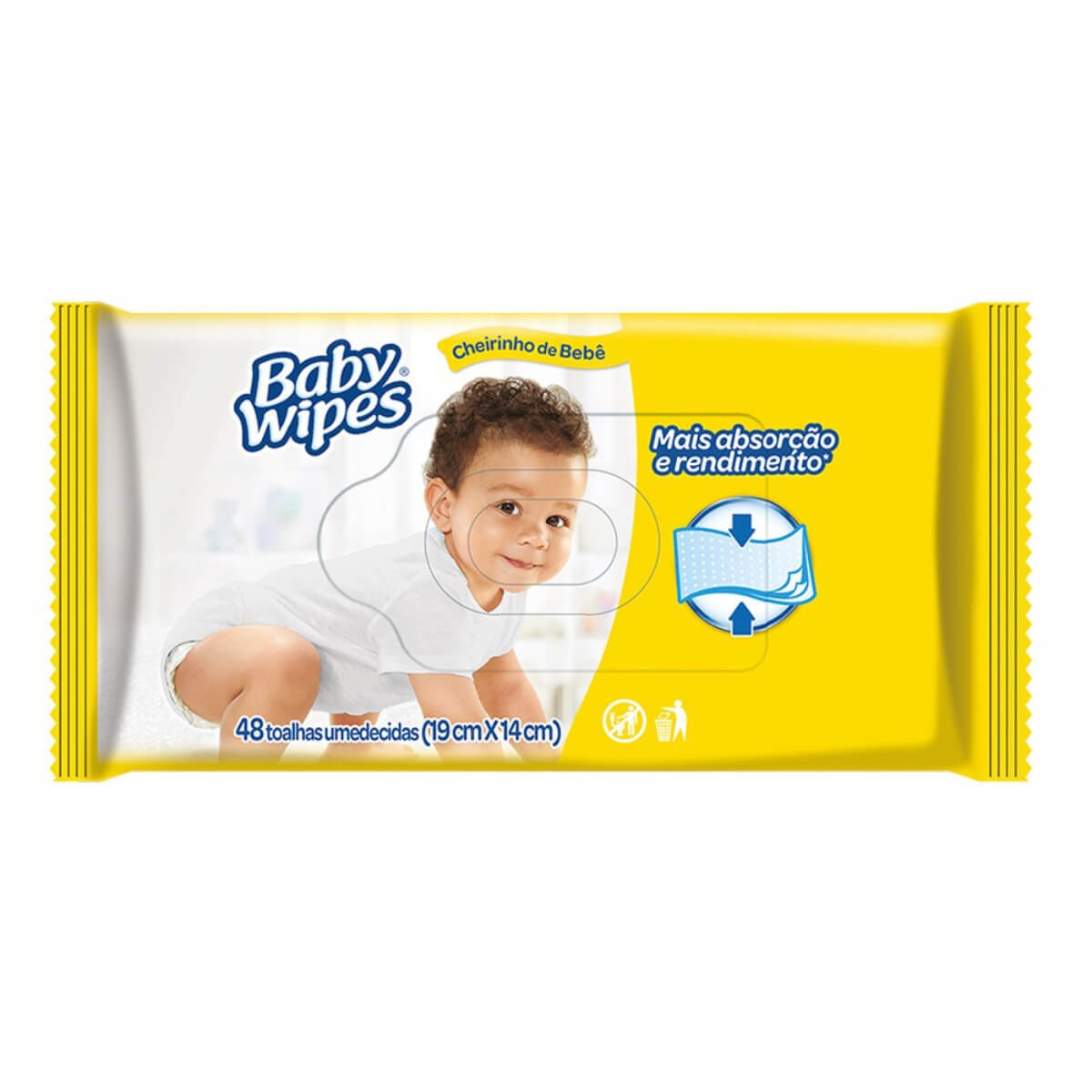 Lenços Umedecidos Huggies Baby Wipes com 48 unidades 48 Unidades