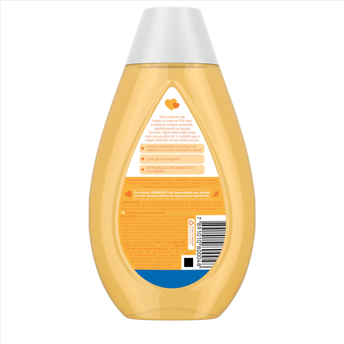 Shampoo Johnson's Baby Regular 400ml Johnson & Johnson Drogasil